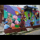 Auch in Kota Bharu gibt es Graffiti